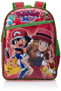 Amazon Pokemon Red and Green Children's Backpack