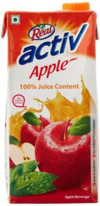 Amazon Real Activ 100% Apple Juice, 1L