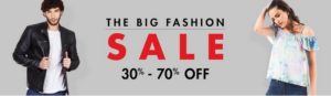 Amazon The Big Fashio Sale