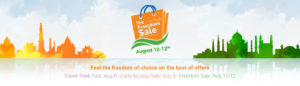 Flipkart Freedom Sale - Get Amazing Offers from 10th to 12th August