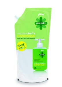 Godrej Protekt Masterchefs Handwash - 900 ml Rs 94 only amazon