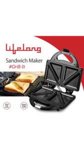 Paytm Lifelong 115 Triangle Plate 4 Slice Sandwich Maker