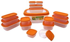 Princeware SF Packing Container, 17-Pieces, Orange Rs 293 only amazon