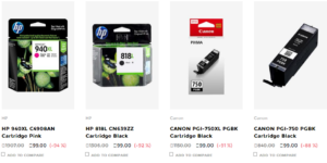 TataCliQ Loot - Buy HP Cartridges at upto 94% off, starting at just Rs 99