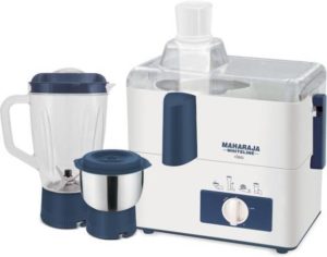 Flipkart - Buy Maharaja Whiteline CLEO (JX-115) 450 W Juicer Mixer Grinder(White, blue, 2 Jars) at Rs 1,549 only