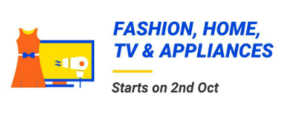 flipkart-big-billion-day-2nd-october-2016-fashion-home-tv-and-appliances-sale