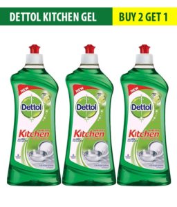 Snapdeal - Buy Dettol Kitchen Gel Lime 750 ml Buy 2 Get 1 Free at Rs 272 only