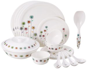 Borosil Milano Gloria Melamine Dinner Set