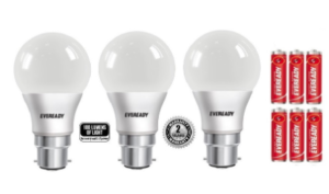 Eveready 9W Pack of 3 LED Bulb