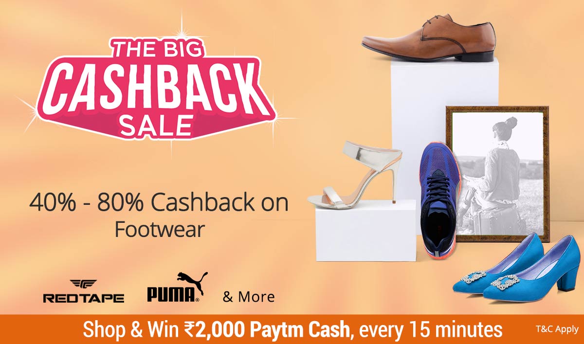 The Big Cashback Sale footware