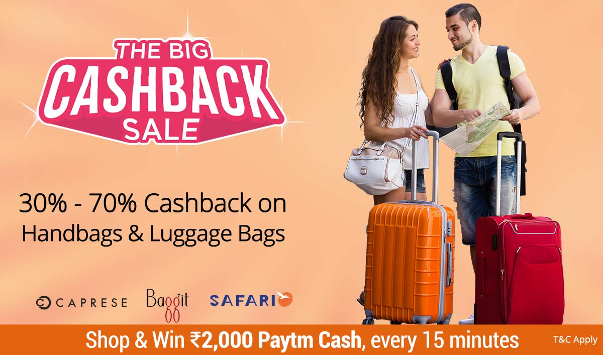 The Big Cashback Sale handbags-luggage-bags