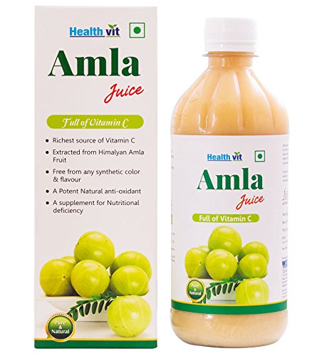 Amazon - Buy Healthvit Amla Juice - 500 ml for just Rs.110(51% off)