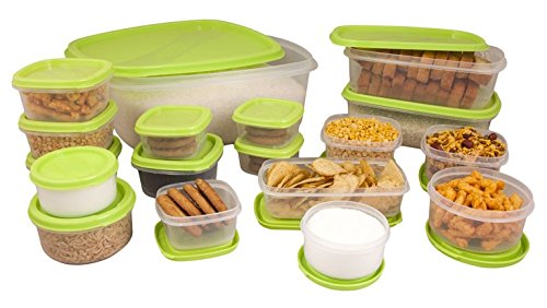 Amazon - Buy Princeware SF Package Container Set, 18-Pieces, Green for just Rs.284