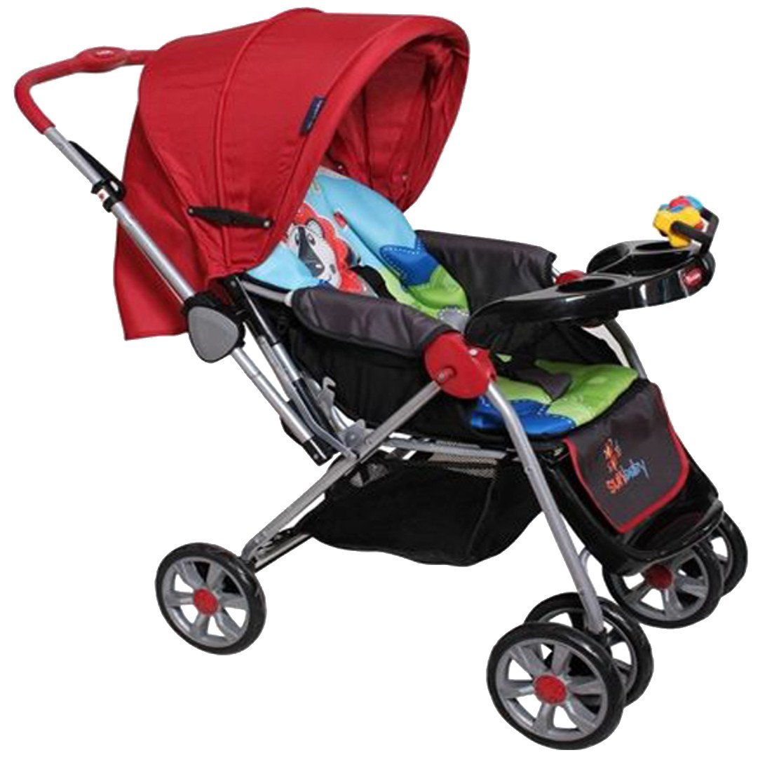 amazon-buy-sunbaby-blue-circle-stroller-red-for-rs-2540-60-off