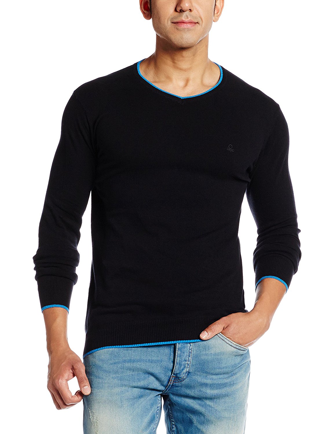 Amazon - Buy United Colors of Benetton Men's Cotton Sweater for Rs.1039(60% off)