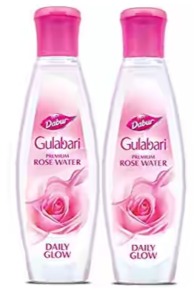 Dabur Gulabari Rose Water, 250ml (Pack of 2)