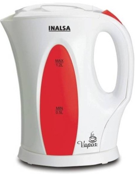 Flipkart - Buy Inalsa Vapor Electric Kettle (1.2 L, White, Red) for just Rs.365 (69% off)