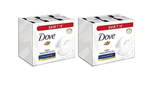 Dove Cream Beauty Bathing Bars, 3x100g (Pack of 2)