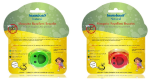 Healthbuddy natural mosquito repellent bracelet (red and green combo) 