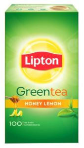 Lipton Honey Lemon Green Tea Bags, 100 Pieces