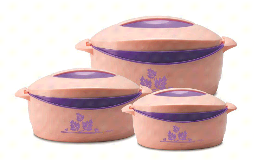 Milton Desire 3 Pcs Casserole Assorted