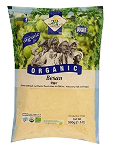 24 Mantra Organic Besan (Gram) Flour, 500g