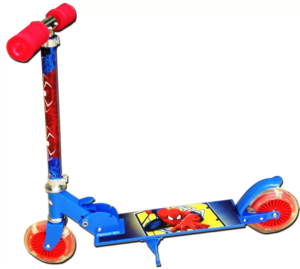 Disney Excel Innovators Two Wheeler Scooter Spider-Man with Lighting (Red, Blue)