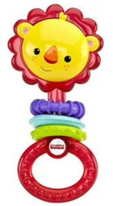 Fisher-Price Rattle, Lion Rattle (Multicolor)