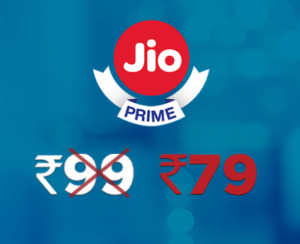 Flat Rs.20 Cashback on Joining Jio Prime Membership worth Rs.99