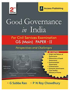 Good Governance in India for GS (Main) - Paper 2