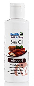 Healthvit Bath and Body Moisturizer Almond Skin Oil, 100ml