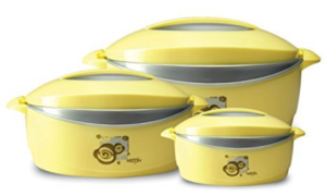 Milton Trumph Casserole Gift set, 3-Piece, Yellow 