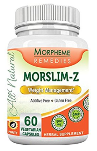 Morpheme Morslim-Z 60 VegCaps (1 Bottle) For Weight Management