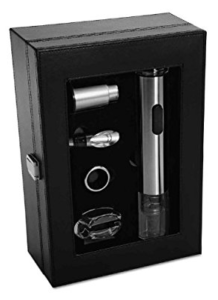 Oster FPSTBW8055 Wine Kit with Stainless Steel Wine Opener (Black)