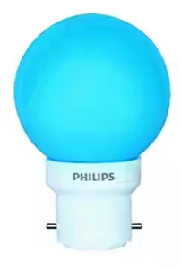 Philips Deco Mini 0.5-Watt B22 Base LED Bulb (Blue)