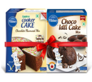 Pillsbury Choco Idli Cake & Cooker Cake mix chocolate (Combo)