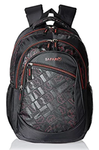 Safari Zinger Polyester 27 liters Red Laptop Bag (Zinger-4-Red-Backpack)