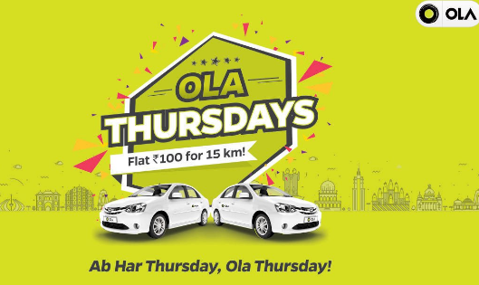 ola thursday delhi/ncr offer