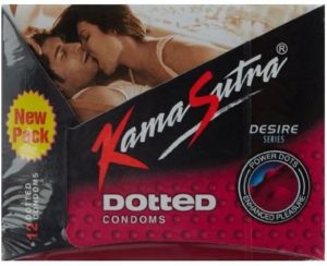 Amazon Kamasutra Dotted - 12 Condoms (Pack of 3)