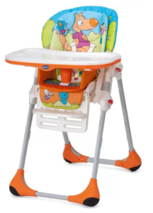 Chicco New Polly 2 in 1 Highchair Wood Friends at rs.5,760