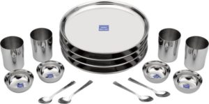 Flipkart Bhalaria Pack of 16 Dinner Set (Stainless Steel)