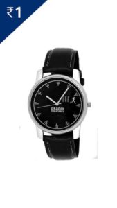 Paytm GUG Black Analogue Watch for Men