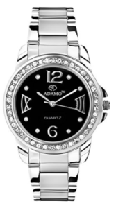 ADAMO Analogue Black Dial Women's Watch