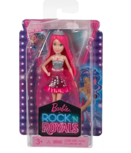 Barbie Rock 'N Royals Princess Courtney Doll (Pink) at rs.688