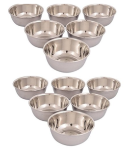 Classic Essentials stainless steel veg bowl