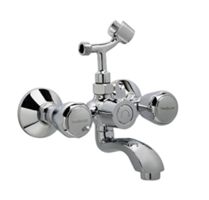 Hindware F100018QT Contessa Wall Mixer With Hand Shower Arrangement