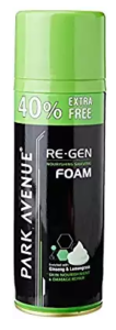 Park Avenue Re gen Shaving foam 420g - For Men(300 g +40% extra)