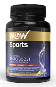 Wow Sport Testo Boost - 60 Vegetarian Capsules