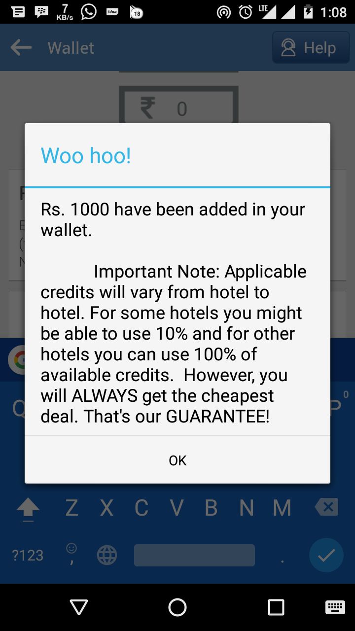 nightstay rs.1000 credits code