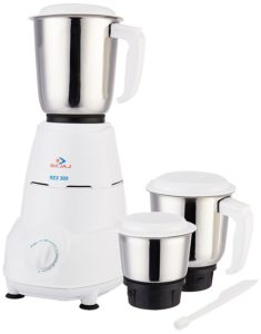 Amazon - Buy Bajaj Rex 500-Watt Mixer Grinder with 3 Jars (White) at Rs 1699